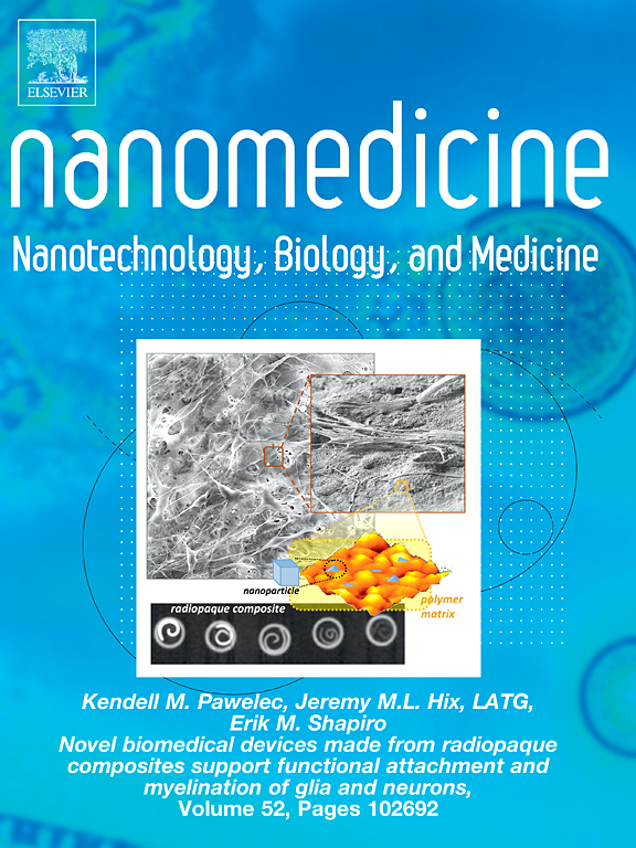 Go to journal home page - Nanomedicine: Nanotechnology, Biology and Medicine